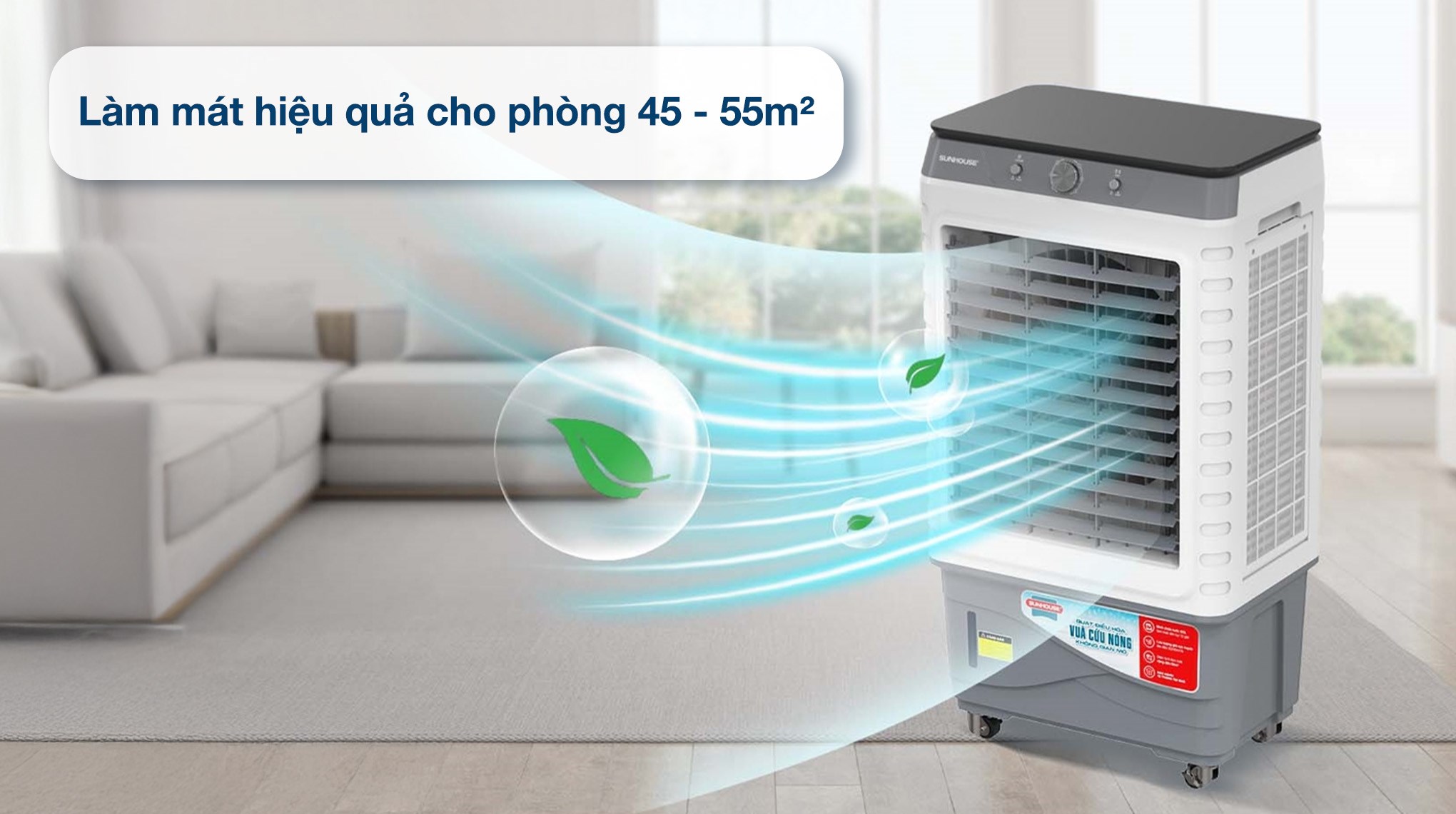 Quạt điều hòa Sunhouse SHD7798 190W