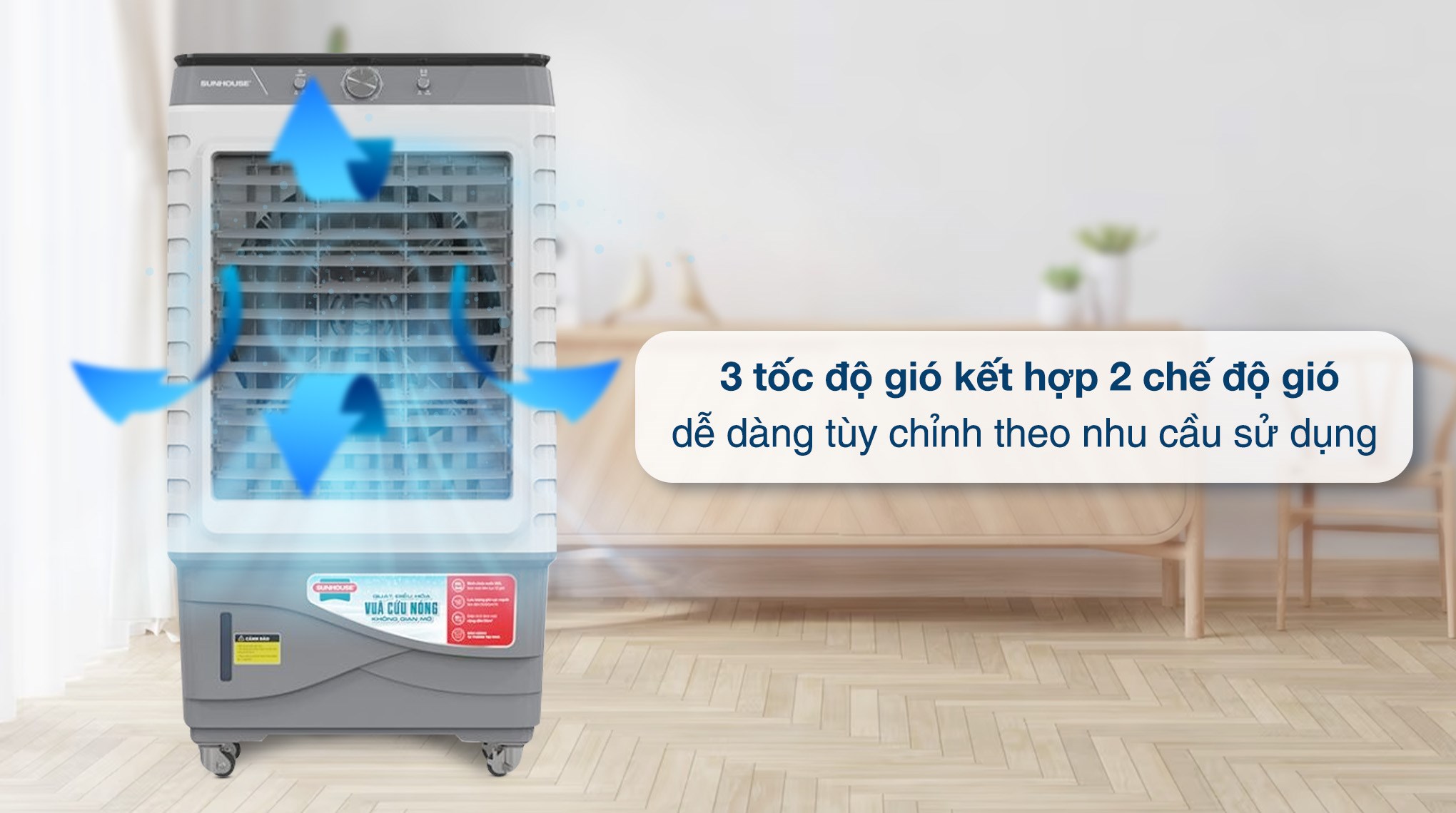 Quạt điều hòa Sunhouse SHD7798 190W