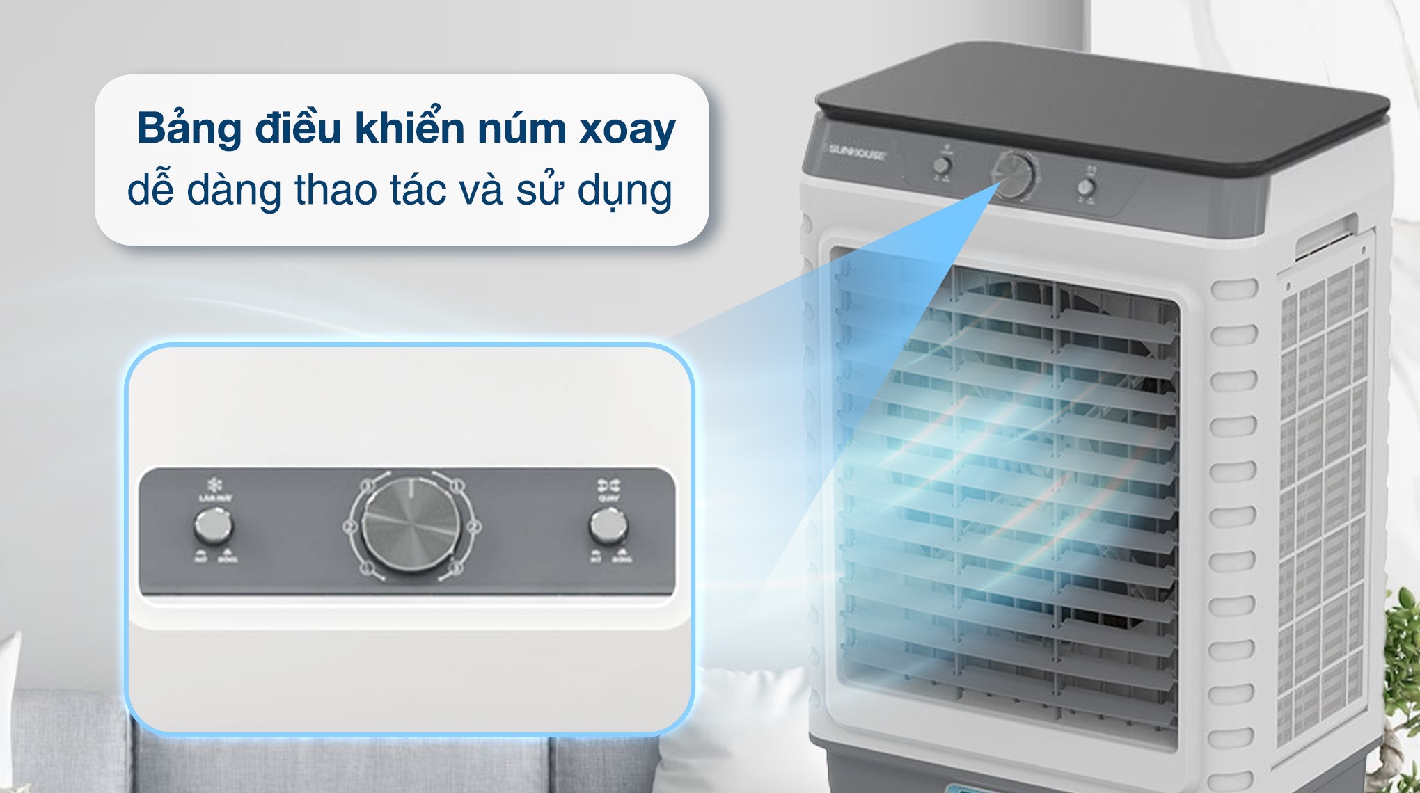 Quạt điều hòa Sunhouse SHD7798 190W