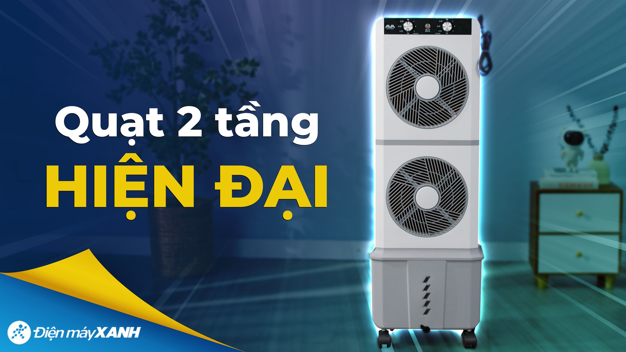 Quạt điều hòa AVA RPD-60T 130W