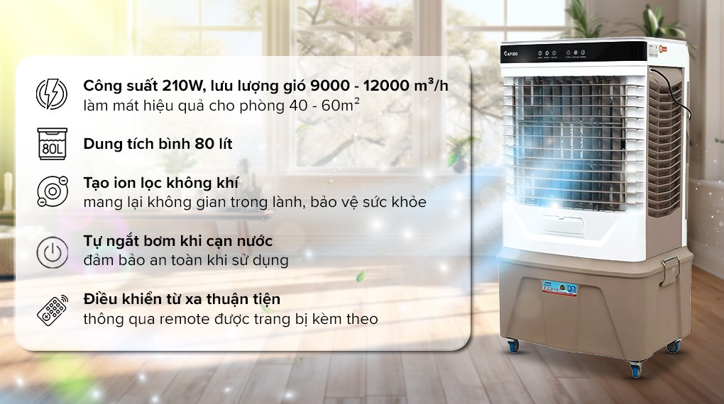 Quạt điều hòa Rapido Windy D 210W