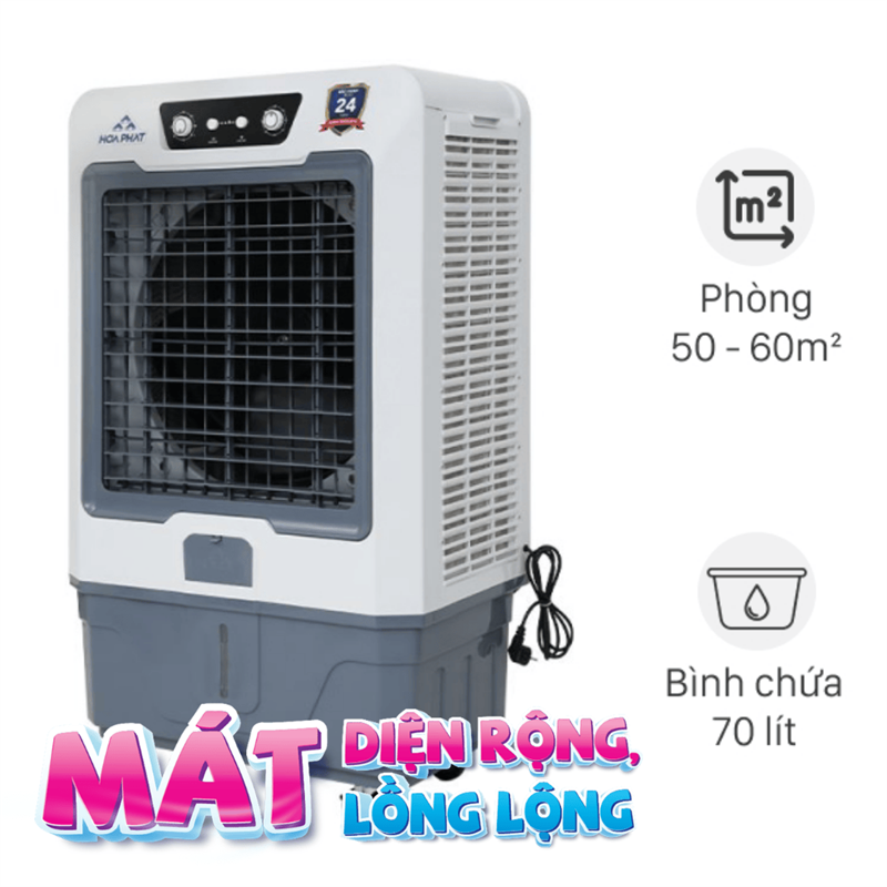 Quạt điều hòa Hòa Phát HPCF1-072 270W