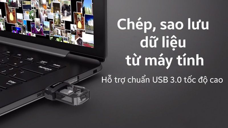 USB OTG 3.0 16 GB Sandisk SDDD3