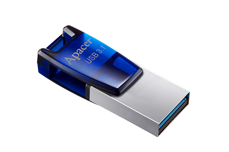 USB OTG 3.1 16GB Apacer AH179 Màu Xanh Dương