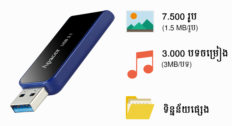 USB 3.1 16 GB Apacer AH356 USB 3.1 16 GB Apacer AH356