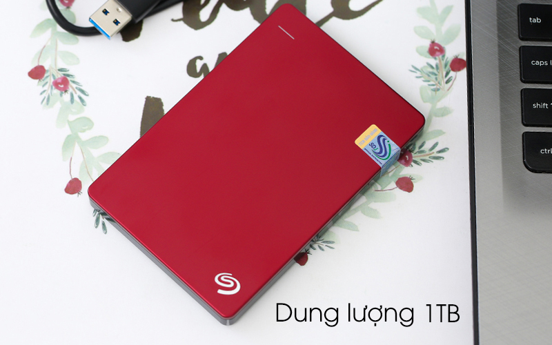 Ổ cứng HDD 1TB Seagate Backup Plus Slim đỏ có dung lượng lớn Ổ cứng HDD 1TB Seagate Backup Plus Slim đỏ có dung lượng lớn