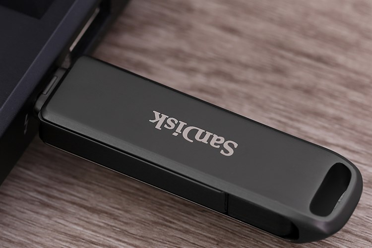 USB OTG 3.1 128GB Dual Lighting Type C Sandisk SDIX70N Màu Đen