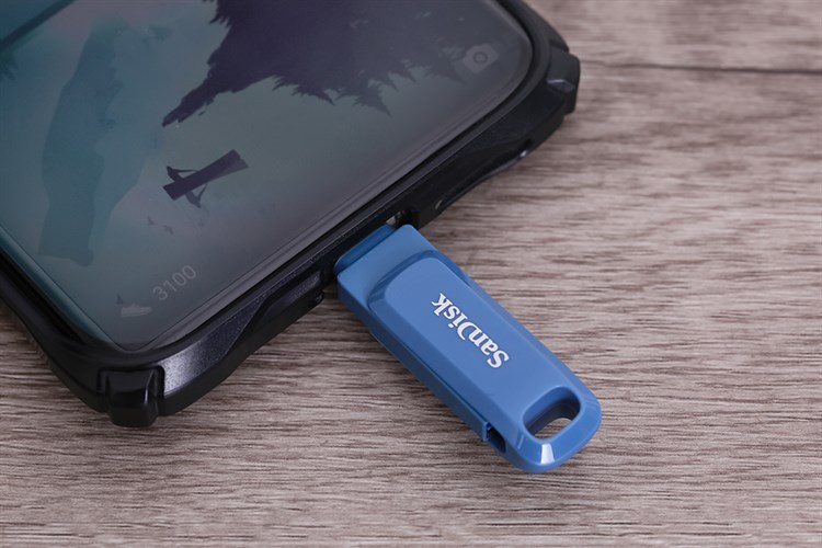 USB OTG 3.1 512GB Type C Sandisk SDDDC3 Màu Xanh Dương
