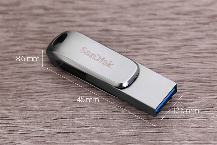USB OTG 3.1 1TB Type C Sandisk SDDDC4 Màu Bạc