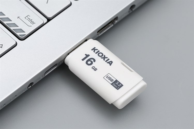 USB 3.2 16GB Kioxia U301 Gen 1 Màu Trắng