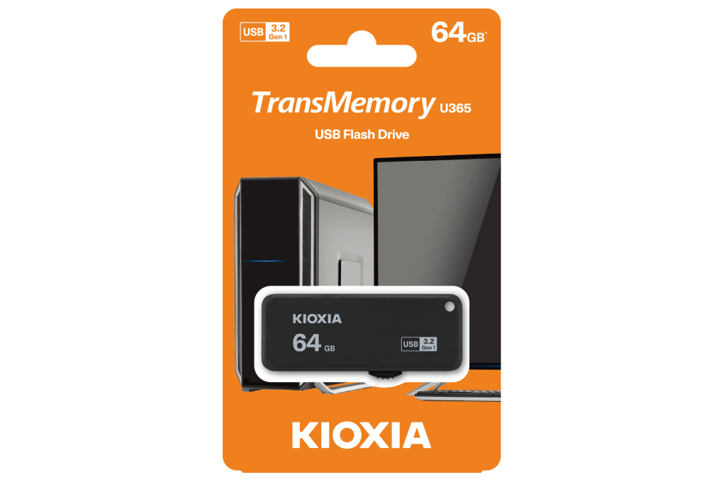 USB 3.2 64GB Kioxia U365 Màu Đen
