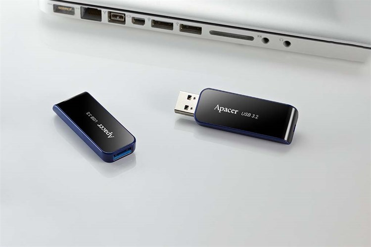 USB 3.2 16GB Apacer AH356 Màu Đen Xanh