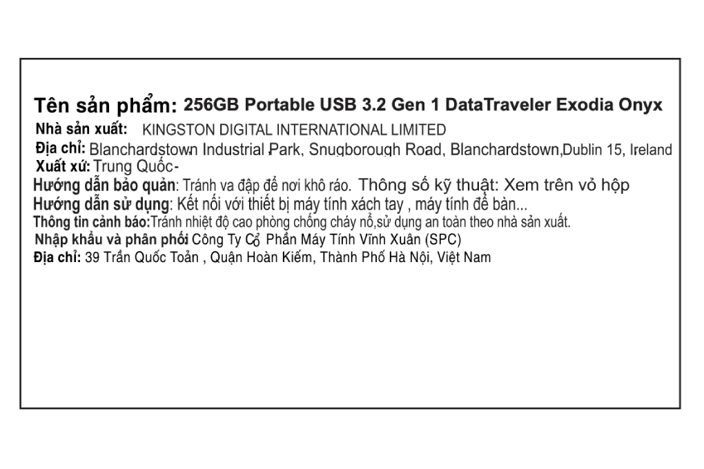 USB 3.2 256GB Kingston DataTraveler Exodia Onyx - 4