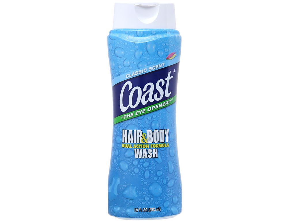 Sữa tắm gội nam Coast Classic Scent 532ml 1