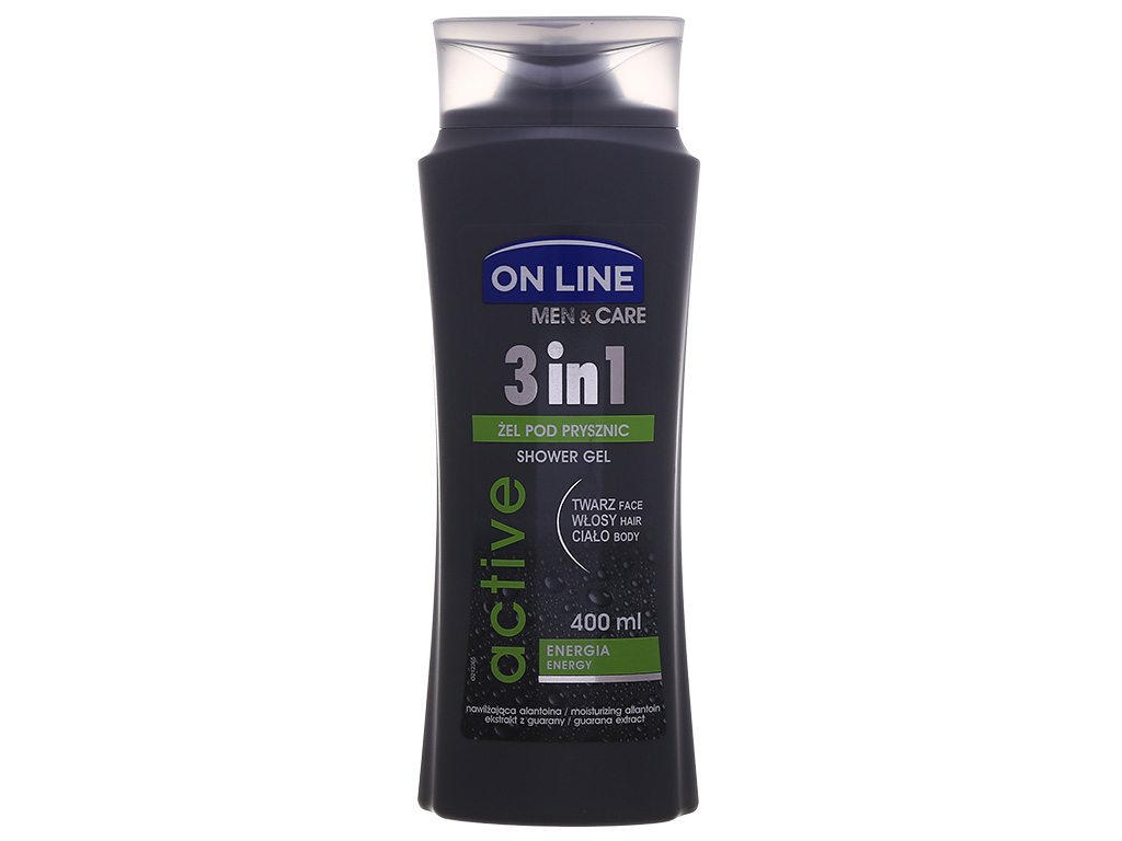 Tắm gội 3 in 1 On Line for men active 400ml 1