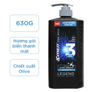 Tắm gội 3 in 1 X-men For Boss Legend hương gió biển 630g