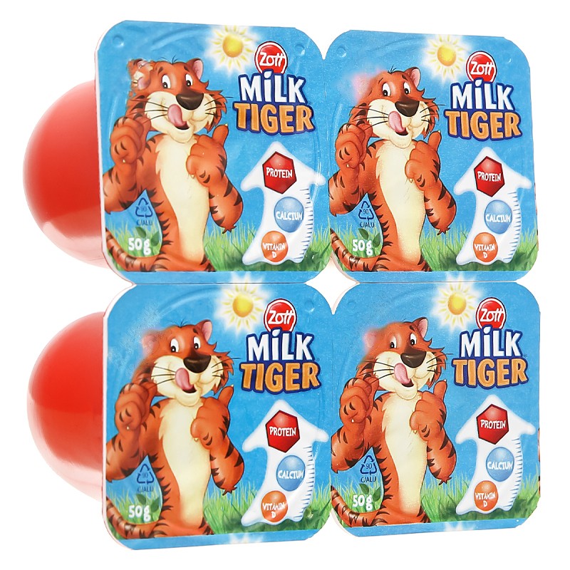 Lốc 4 hộp sữa chua phô mai Zott vị dâu, vani 50g (từ 6 tháng) 2