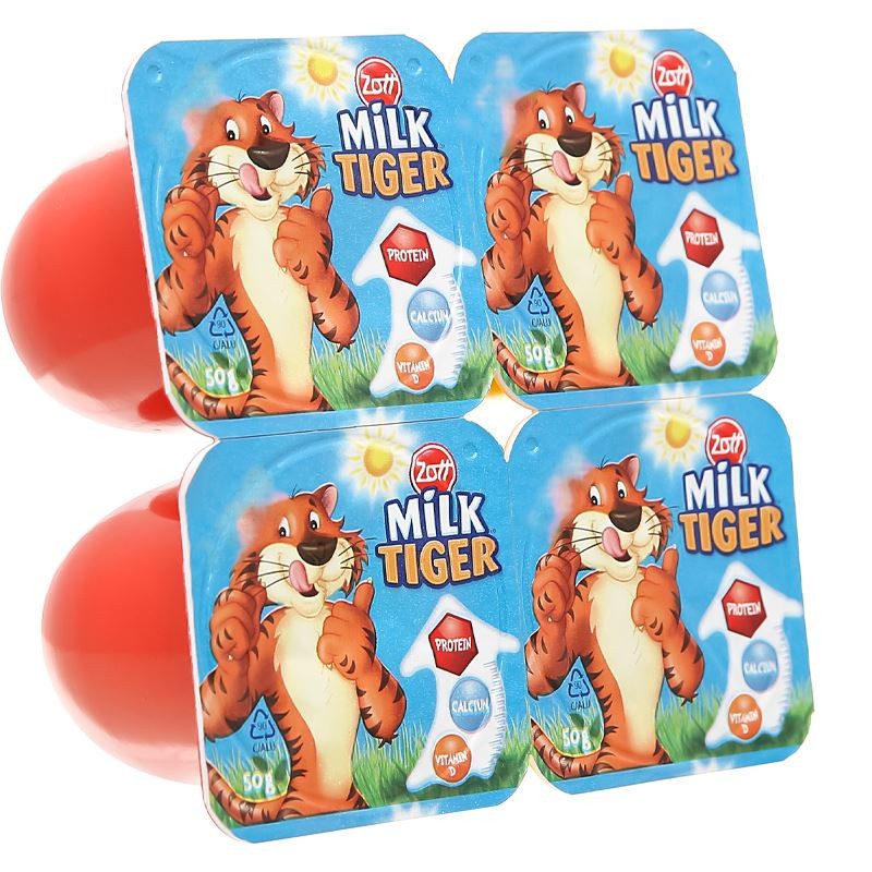 Lốc 4 hộp sữa chua phô mai Zott vị dâu, vani 50g (từ 6 tháng) 10