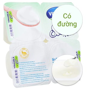 Lốc 4 hộp sữa chua Vinamilk có đường Star 100g