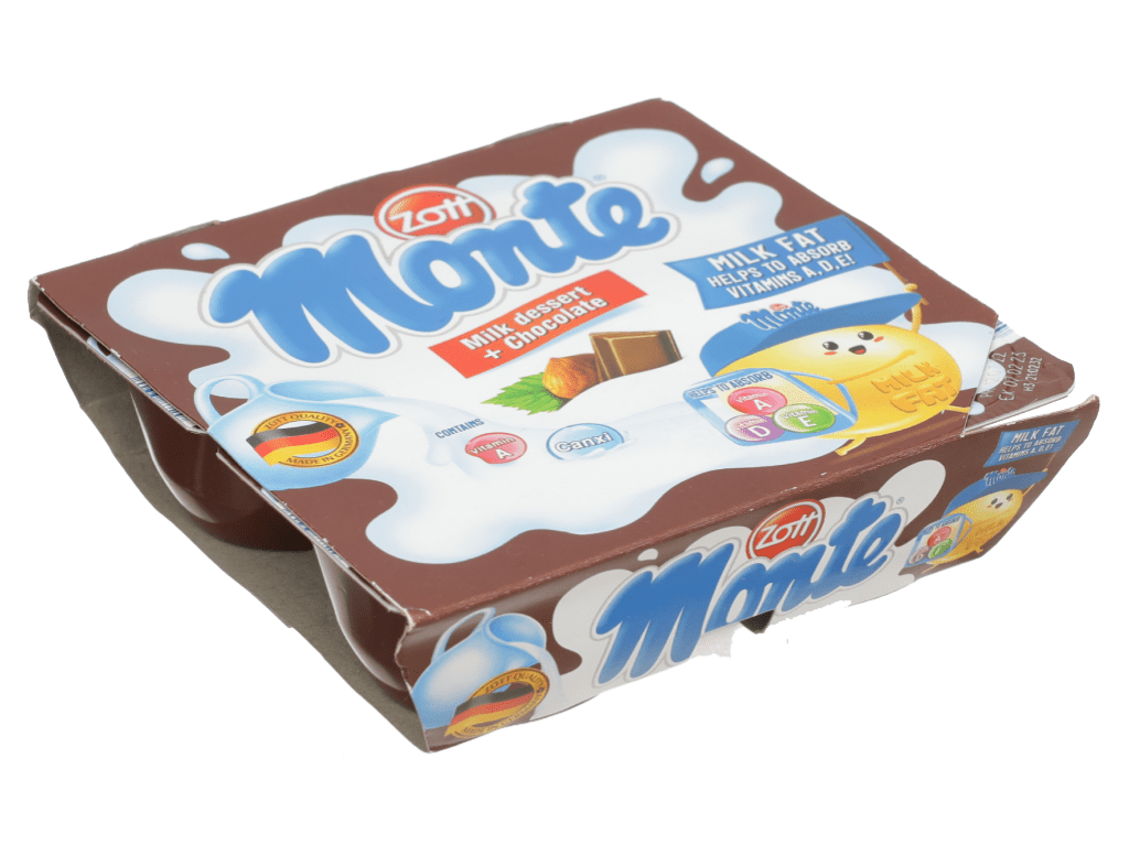 Lốc 4 hộp váng sữa Monte socola 55g 3