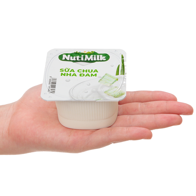 Lốc 4 hộp sữa chua trái cây Nutimilk vị nha đam 100g (từ 1 tuổi) 4