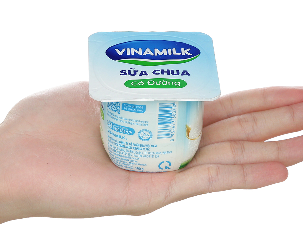 Lốc 4 hộp sữa chua có đường Vinamilk Love Yogurt Green Farm 100g 5