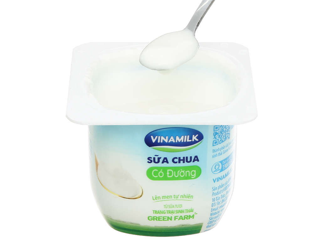Lốc 4 hộp sữa chua có đường Vinamilk Love Yogurt Green Farm 100g 8