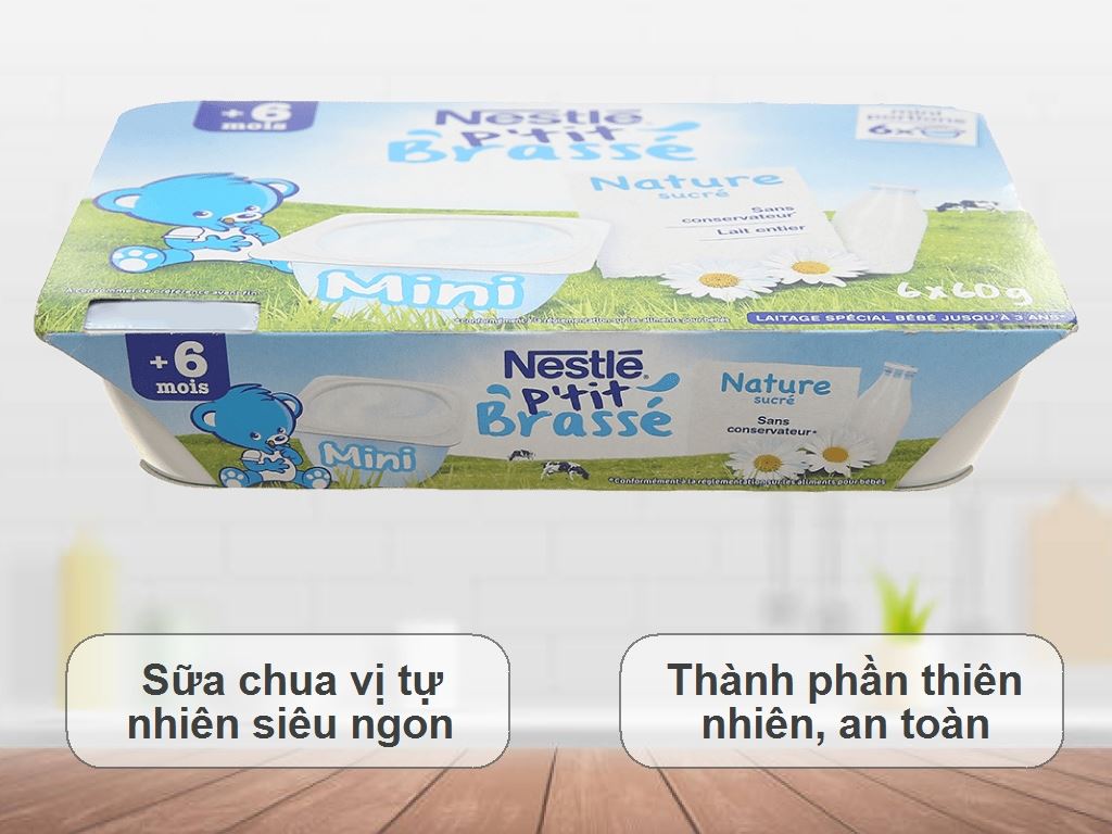 P'tit Brassé Mini nature sucré - Nestlé - 60g