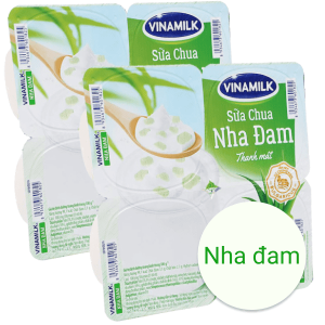 2 lốc sữa chua Vinamilk nha đam hộp 100g