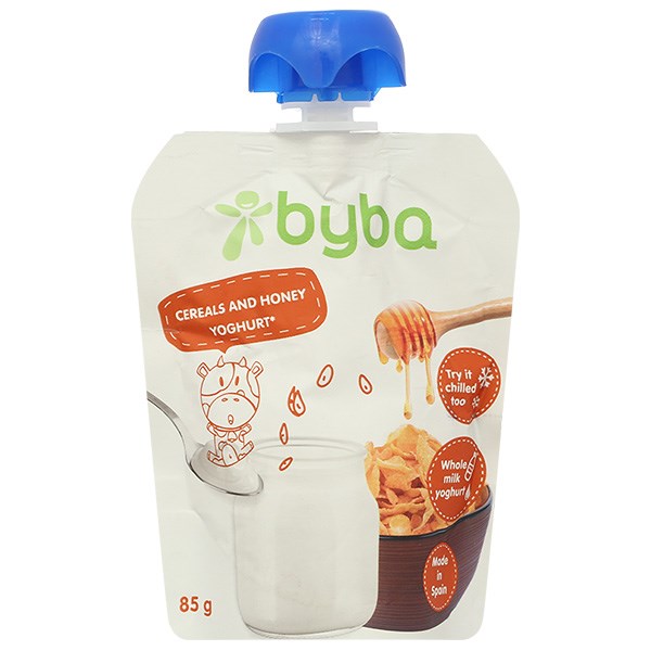 Sữa chua Byba vị ngũ cốc, mật ong túi 85g (từ 6 tháng)