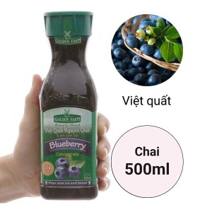 Sinh to Golden Farm việt quất 500ml