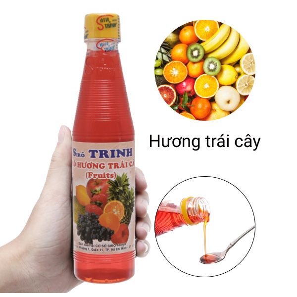 Sirô Trinh hương trái cây 350ml