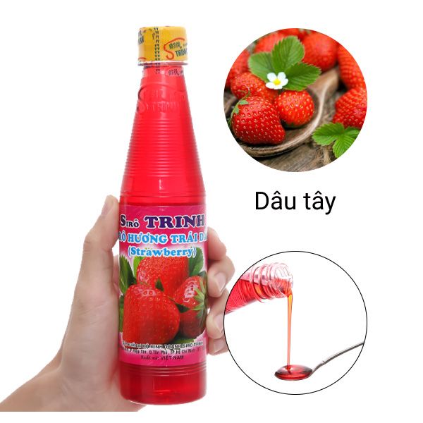 Sirô Trinh hương dâu 350ml