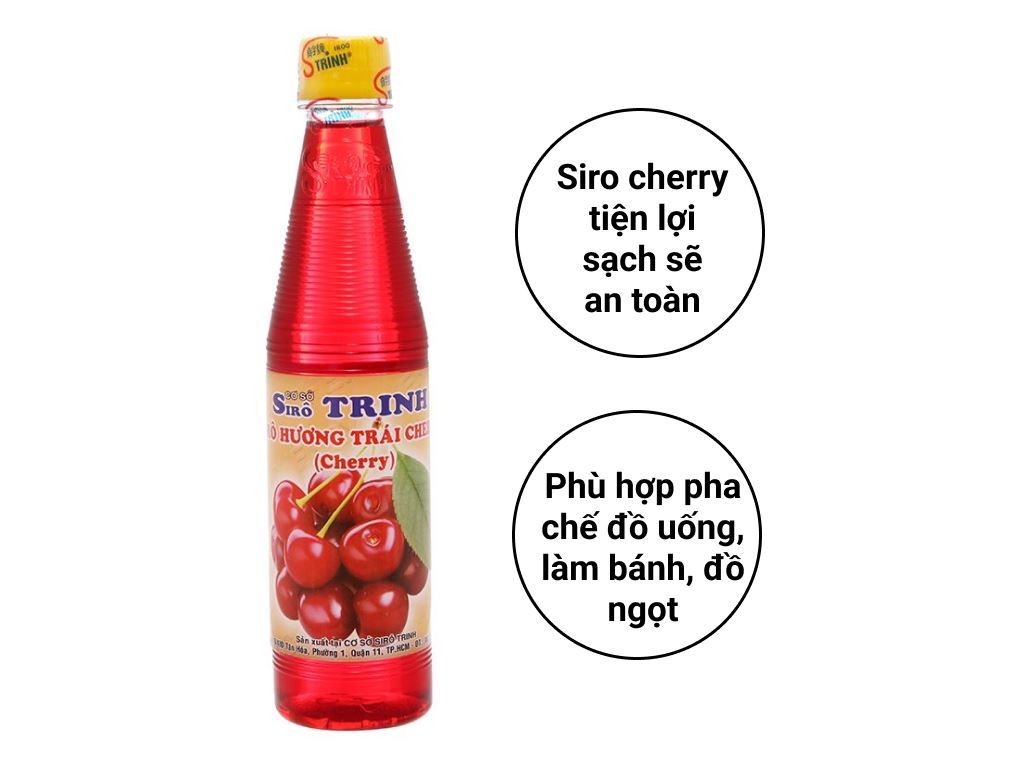 Sirô Trinh hương cherry 350ml 2