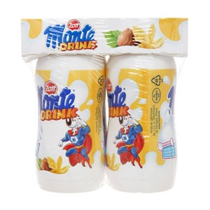 Lốc 4 chai váng sữa Zott Monte Drink vị vani