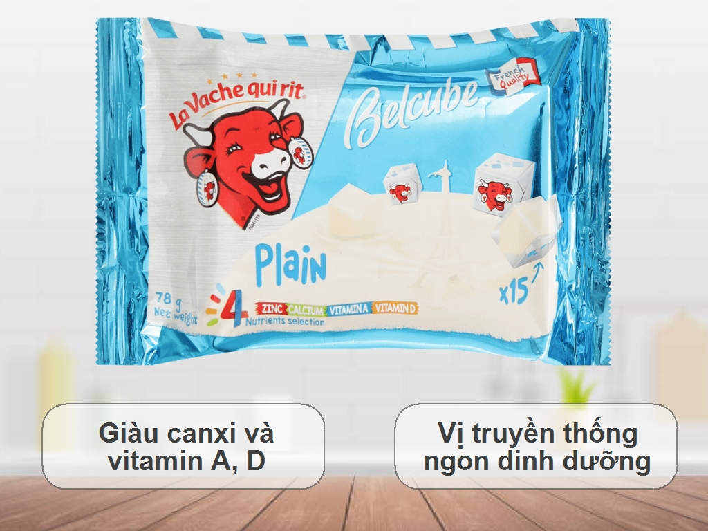 Phô mai Con Bò Cười Le Cube vị sữa gói 15 viên 78g (từ 1 tuổi) 2