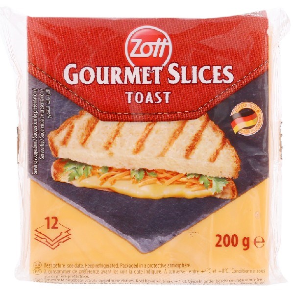 Phô mai Zott Toast gói 12 lát 200g (từ 1 tuổi) - AVAKids.com