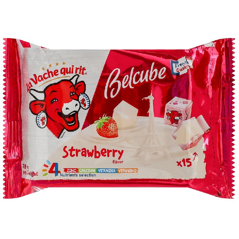 Phô mai Con Bò Cười Belcube vị socola gói 15 viên 78g (từ 3 tuổi) 12