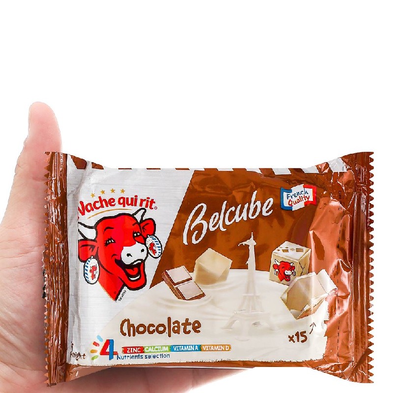 Phô mai Con Bò Cười Belcube vị socola gói 15 viên 78g (từ 3 tuổi) 3