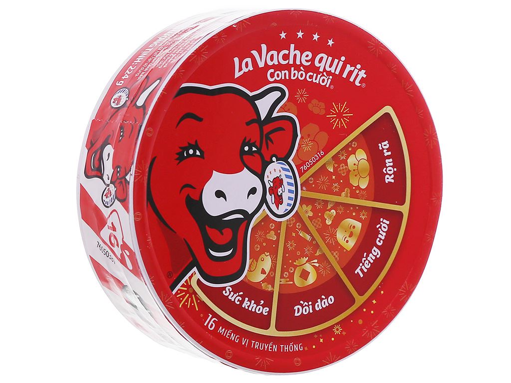 Phô mai Con Bò Cười vị truyền thống hộp 16 miếng 224g (từ 1 tuổi) 1