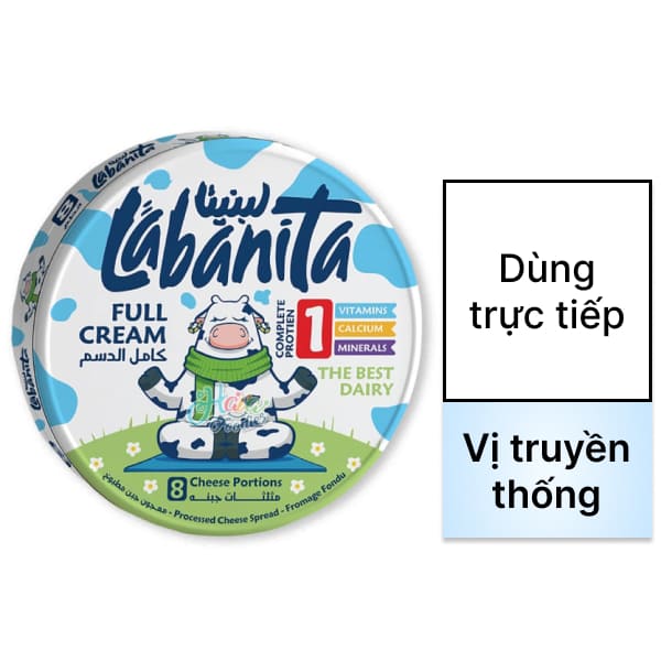 Phô mai truyền thống Labanita 120g (8 miếng)