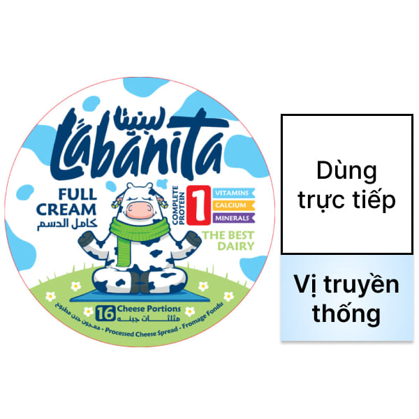 Phô mai truyền thống Labanita 240g (16 miếng)