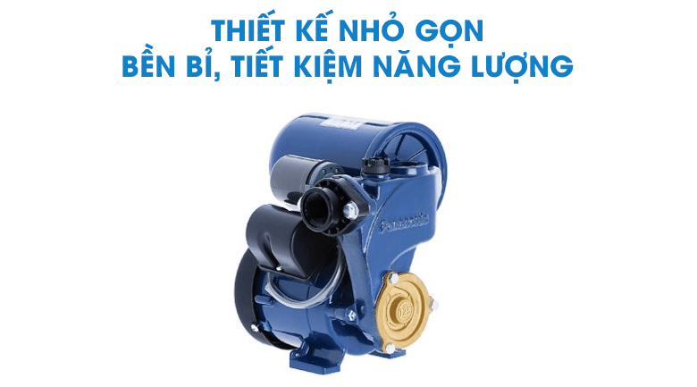 Máy bơm nước tăng áp Panasonic A-130JAK 125W - Thiết kế nhỏ gọn, bền bỉ và tiết kiệm năng lượng