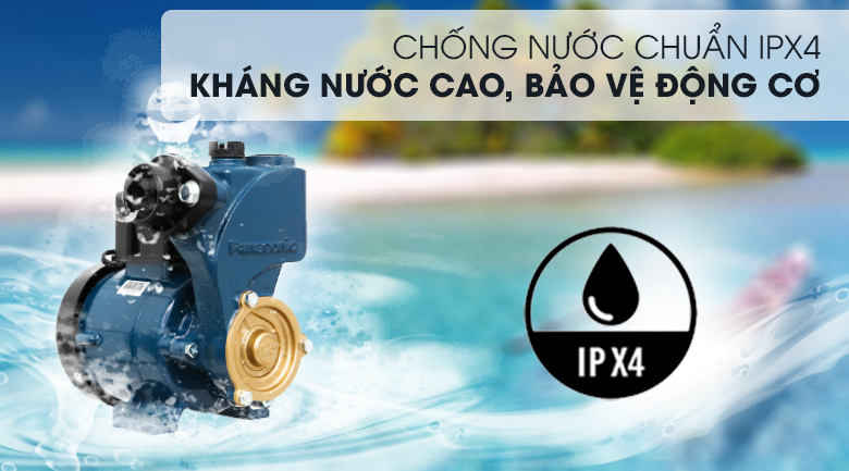 Máy bơm nước đẩy cao Panasonic GP-129JXK-SV5 125W - Chống nước IPX4