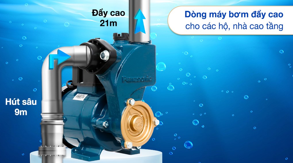Máy bơm nước đẩy cao Panasonic GP-129JXK-SV5 125W