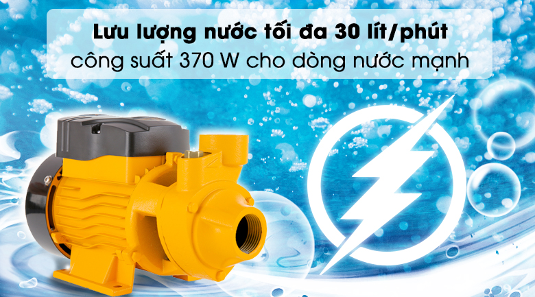 Máy bơm nước tăng áp Tolsen 79970 370W - Lưu lượng nước tối đa Máy bơm nước tăng áp Tolsen 79970 370W - Lưu lượng nước tối đa