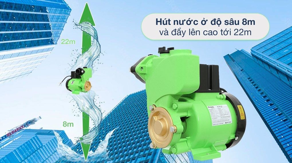 Máy bơm nước chân không Kangaroo KGWP125 125W - 9