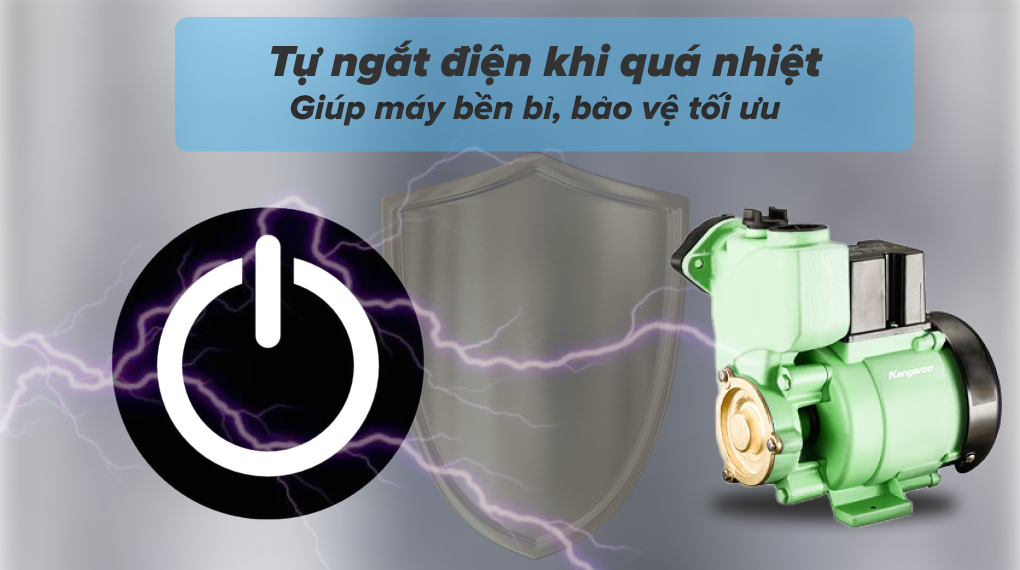 Máy bơm nước chân không Kangaroo KGWP200 200W - 13