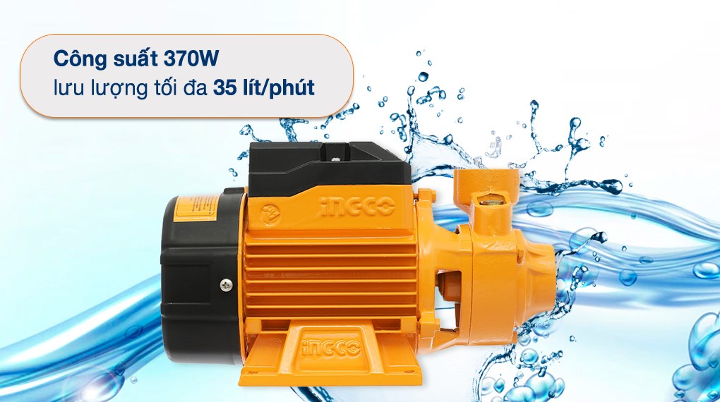Máy bơm nước đẩy cao Ingco VPM3708 370W