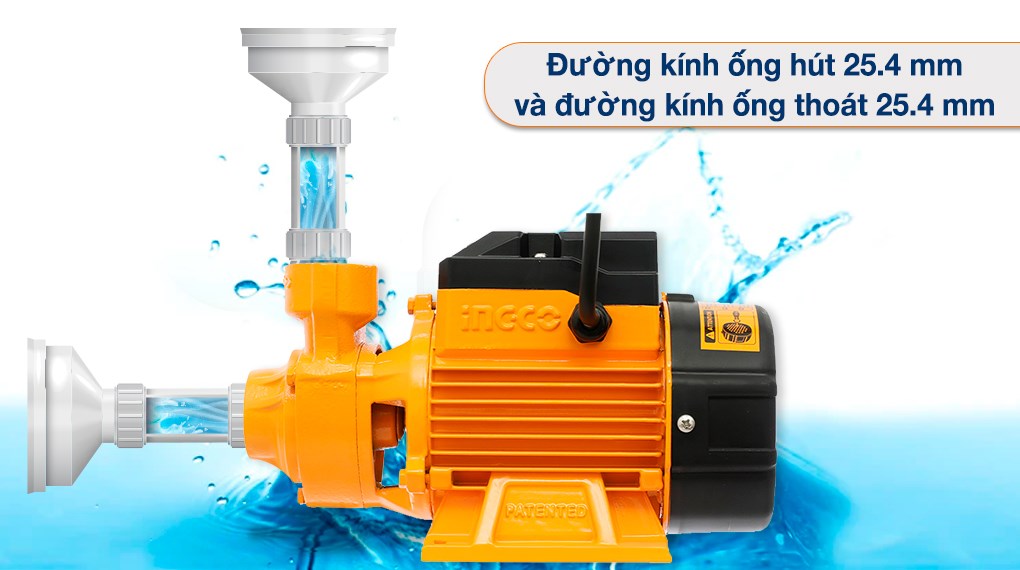 Máy bơm nước đẩy cao Ingco VPM3708 370W